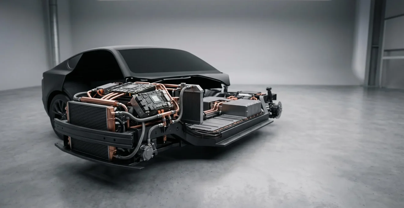 Advanced liquid cooling infrastructure integrated within modern electric vehicle architecture